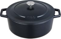 MOA Fonte Braadpan - 7,2L Stoofpot - Noir