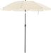 Markenlos Strandparasol Octagonaal Beige 1,6 meter