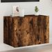 Maison Exclusive - Meuble TV avec éclairage LED, chêne fumé, 60x35x41 cm