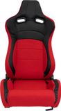 AutoStyle Sportstoel 'MS' - Zwart/Rood