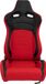 AutoStyle Sportstoel 'MS' - Zwart/Rood