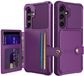 Selected by GSMpunt.nl Samsung Galaxy S25 FE Portemonnee Hoesje - Back Cover met Pasjeshouder - Paars