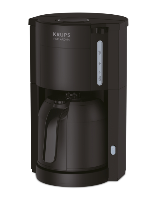 Krups filterkoffiezetapparaat met een inhoud van 1 liter en thermoskan KM3038