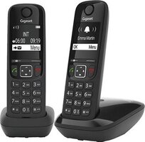 Gigaset AS690 Duo - Zwart - Draadloze Telefoon - 2 Handsets