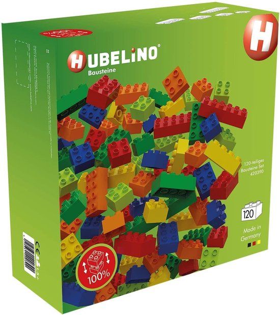 Hubelino Bouwstenenset - 120dlg. - Bouwstenen - 3+ jaar