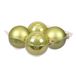 Othmar Decorations grote kerstballen - 4x st - oasis/pistache groen - 10 cm - glas