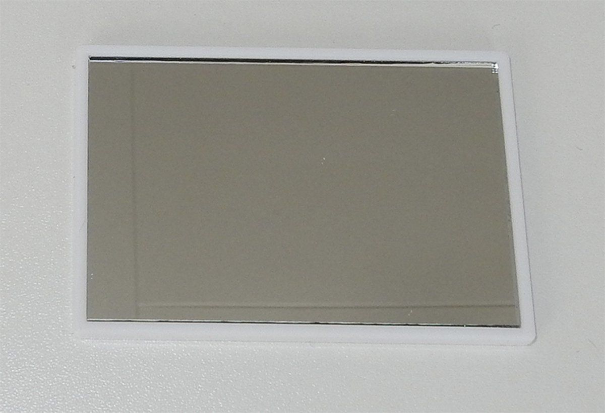 Rojafit Tasspiegel - Mini - Ultraplat - Wit - 7,8 x 5,3 x 0,3 cm