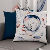 PETTI Artigiani Italiani - 1 paar kussenslopen 40 x 40 cm van microvezel, decoratief kussen voor slaapkamer, bank, woonkamer, set met 2 kussenslopen, kussensloop Kids 02, 100% Made in Italy