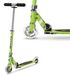 Trottinette pour enfants avec roues LED, couleur chartreuse, aluminium, réglable, poids : 2,85 kg