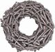 Unyqoos® Krans gris enroulé 50cm