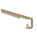 NORDLINGER PRO Verbindingsprofiel, hoekprofiel, werkblad, aluminium, 67 cm x 3,8 cm, decoratie licht hout, rechte rand
