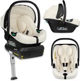 Lionelo Astrid i-Size SET – Autostoeltje 40–87 cm + ISOFIX-Basis – ADAC Getest – R129 i-Size – Memory Foam – Verstelbare Hoofdsteun – Zijdelingse Bescherming – Dri-Seat – Lichtgewicht – Universeel Compatibel