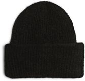PIECES - PCBERA Alpaca Blend Hood Noos Beanie - Vrouwen - Hoofddeksels - Zwart - One Size