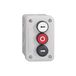 Schneider XALE3255 stuurbehuizing Xal-E, wit 1C/O+rode projectie 1 W+Zw. 1 W-drukknop