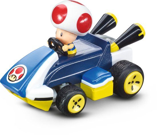 Carrera RC Mario Kart - Mini RC - Toad - Auto - 2,4GHz - Blauw