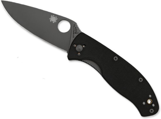 Spyderco zakmes Tenacious PE BK glad lemmet - RVS