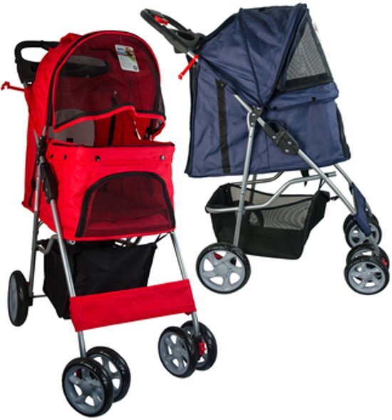 Pawise Pet Stroller met 4 wielen