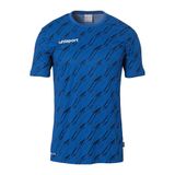 Uhlsport sportshirt Progressive 28 Korte Mouw Azurblau Polyester Kinderen Mannen Voetbal