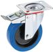 Dörner + Helmer 712677 Zwenkwiel met plaatbevestiging, 125 mm wieldiameter, 200 kg draagvermogen, inclusief rem, 1 stuk