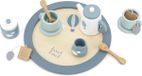 Label Label Wood houten Thee servies mint