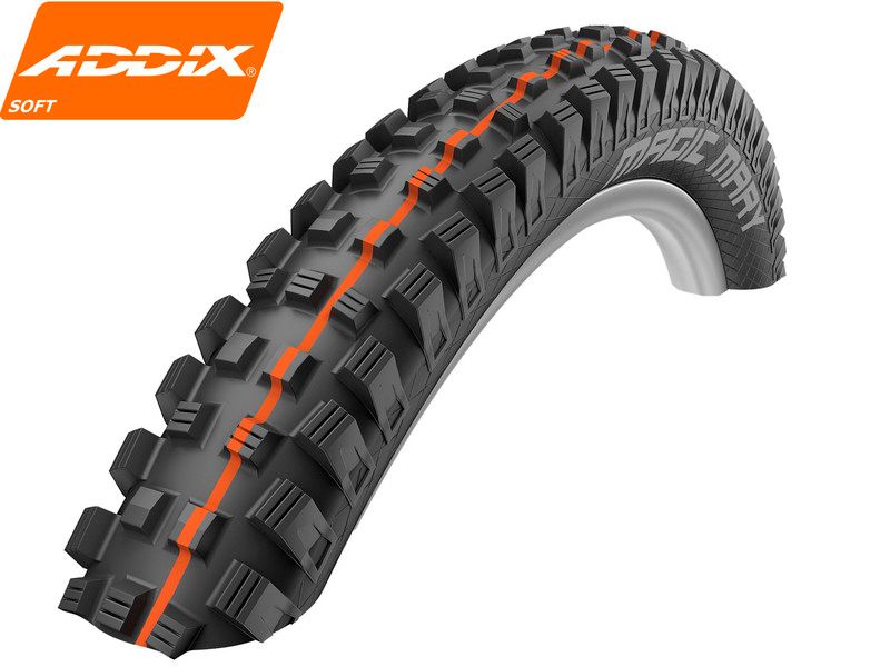Schwalbe Magic Mary Fietsband 26 Addix Soft SnakeSkin TL-Easy zwart