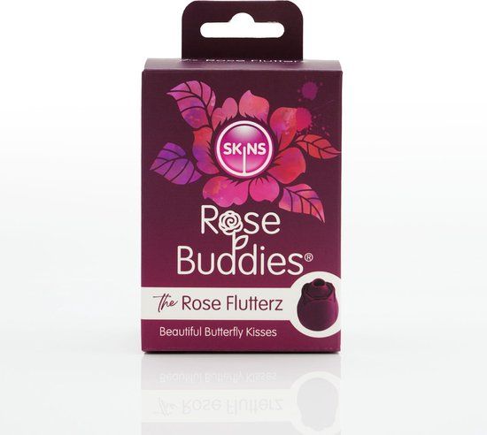 Skins Rose Buddies The Roze Flutterz Clitoral Vibrator - Red