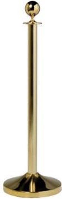 Securit Afzetpaal 100cm Goudkleurig | Voor binnen & buiten