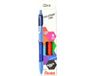 Pentel drukbalpen iZee, 4 stuks in etui, 0,3 mm, basiskleuren