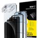 NEW'C Set van 6, 3 x gehard glas anti-spionage voor iPhone Air (6,5 inch) en 3 x achtercamerabescherming – eenvoudige installatiegereedschap – privacyhoek 28 graden verbeterd
