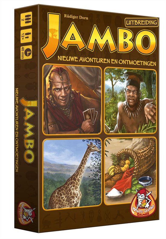 White Goblin Games Jambo Uitbreiding - Nieuwe Avonturen en Ontmoetingen - White Goblin Games - Strategisch spel - Nederlands
