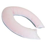 Domiva voedingskussen, tweekleurig, 180 cm, parel/roze