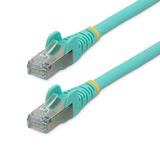StarTech.com 7.5m CAT6a Ethernet Kabel, Aqua, LSZH, S/FTP, 10GbE, 500MHz, 100W PoE++