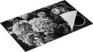 Chefcare Inductie Beschermer Boeket Rode Bloemen - Zwart Wit - 85x52 cm