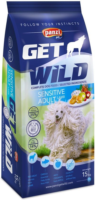 Panzi-Pet Get Wild Sensitive Adult - 15kg