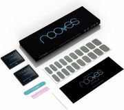 Nooves Gel Nail Foils Dazzling Diva Glitter Grey (20 Stuks)