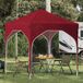 Prolenta Maison Exclusive Pop-up partytent, 194 x 194 x 245 cm, bordeauxrood