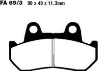 EBC Brakes FA069/3 Jeu de plaquettes de frein