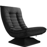 Deuba Casaria Fauteuil - Verstelbaar - Zwart - Design