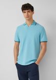 s.Oliver Polo-shirt turquoise coton manche courte homme taille S