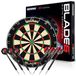 Fléchettes - Jeu de fléchettes avec 6 fléchettes - Sisal - 450 mm de diamètre - Rota-lock - Avec Blade 6 flights