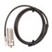 The Joy Factory SCU101 Câble antivol combiné 1,8 m Noir, Acier inoxydable