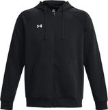 Under Armour UA Rival Fleece FZ Hoodie Dames Sportvest - Zwart - Maat XS