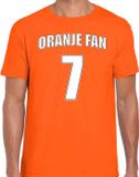 Bellatio Decorations Shoppartners Bv Oranje fan t-shirt voor heren - Oranje fan nummer 7 - Nederland supporter - EK/ WK shirt / outfit XL