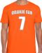 Bellatio Decorations Shoppartners Bv Oranje fan t-shirt voor heren - Oranje fan nummer 7 - Nederland supporter - EK/ WK shirt / outfit XL