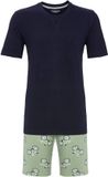 Ringella Short de cyclisme pour homme en coton - Bleu - Taille 56