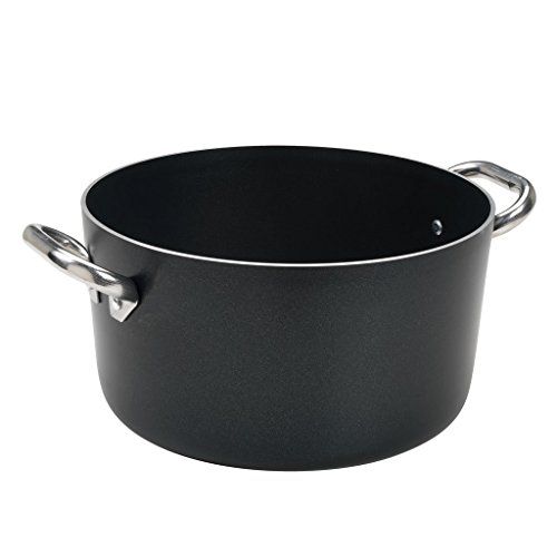 Pentole Agnelli Alblack braadpan - aluminium - 3 mm - zwart