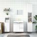 Maison Exclusive - Ensemble de meubles de salle de bain 3 pièces blanc en bois composite