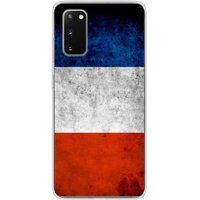 Samsung Galaxy S20 Franse vlag siliconen hoesje