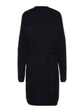 ONLY - ONLLEVA LS BELT DRESS KNT TLL - Dames - Maxi jurken - Zwart - S