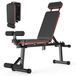 Banc d'haltères réglable - Pliable - Plat et incliné - Max 300 kg